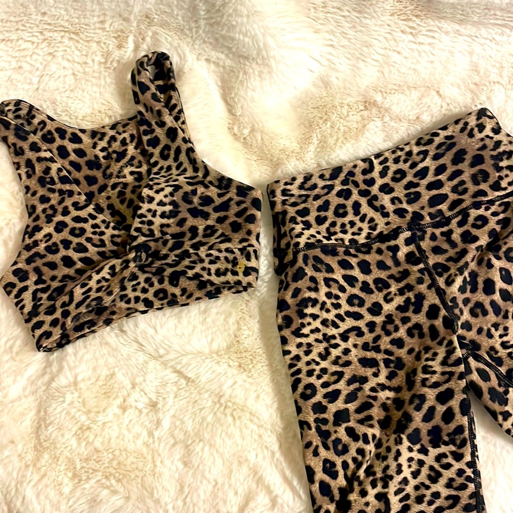 Spiritual Gangster Leopard yoga SET